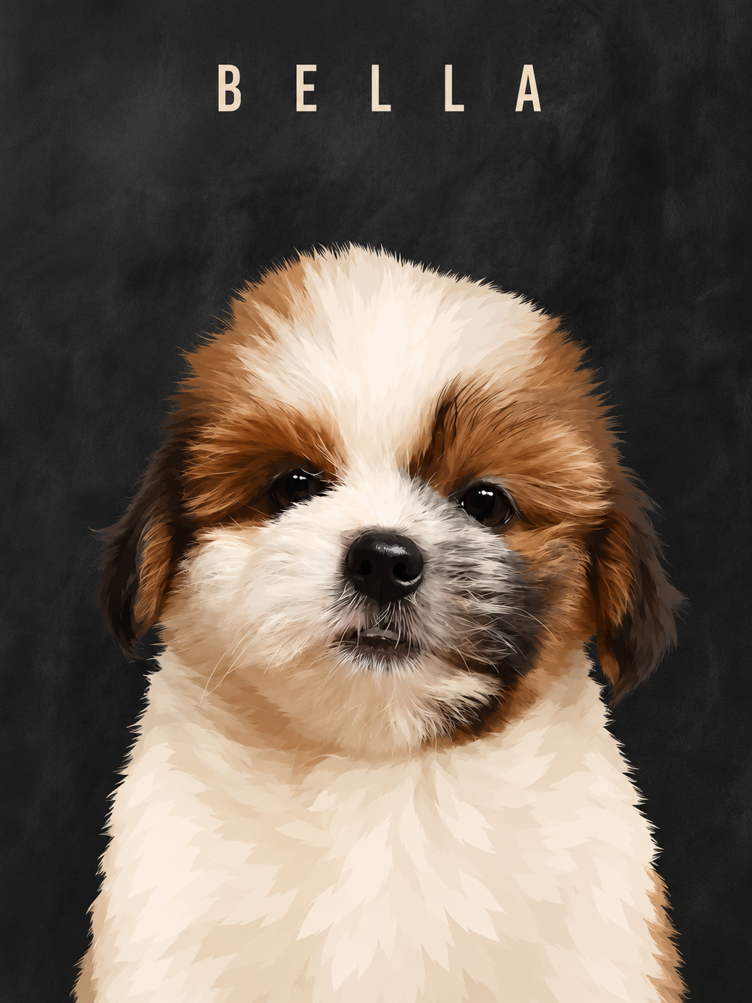 Custom Modern Pet Portrait