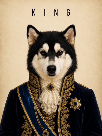 Custom Royal Pet Portrait