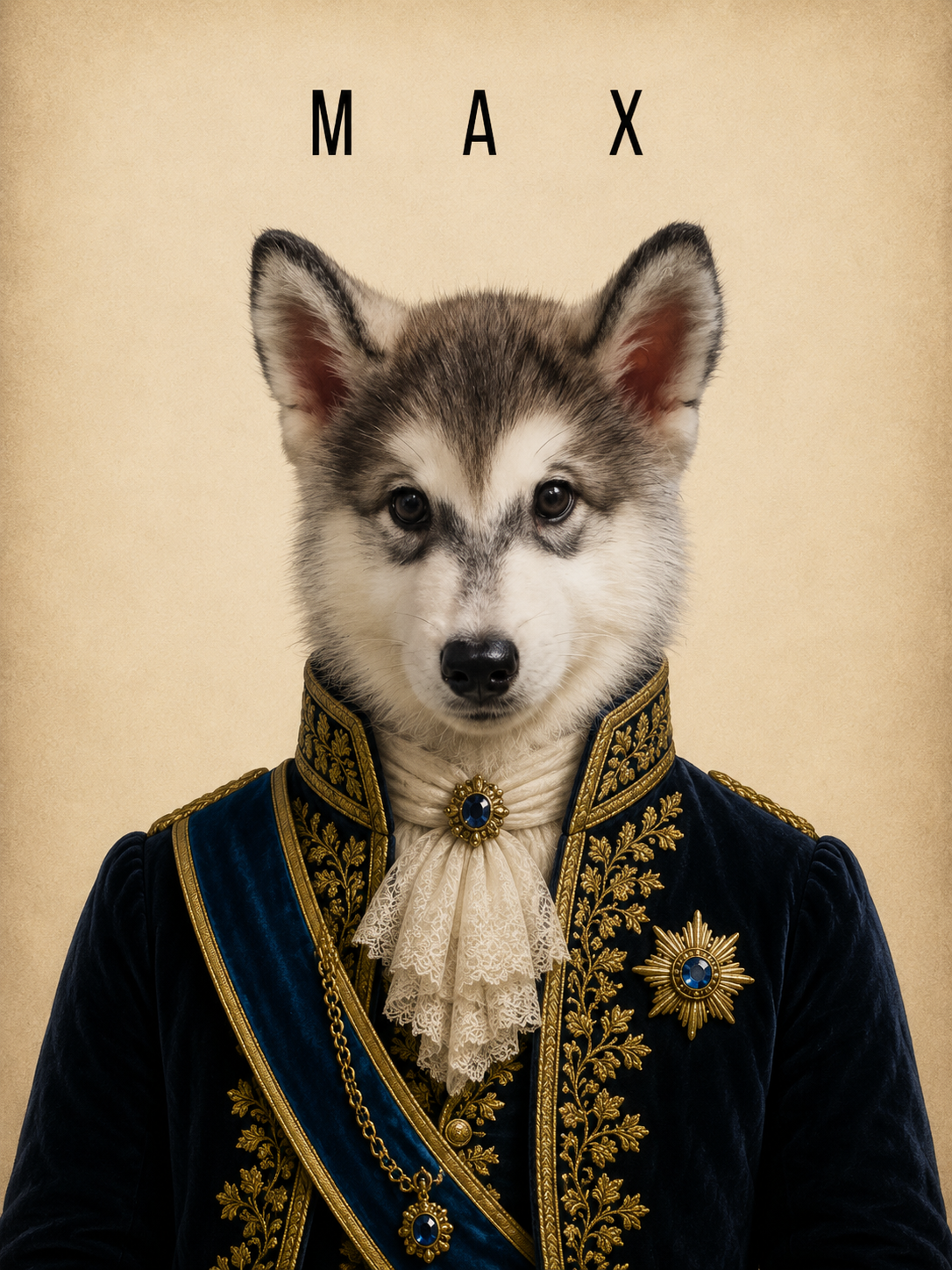 Custom Royal Pet Portrait